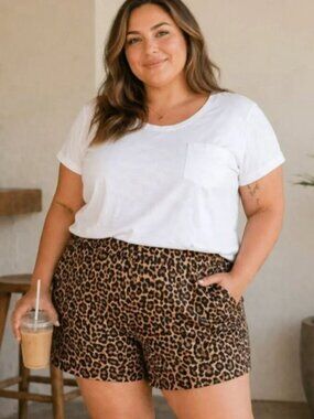 Michael Kors Leopard Shorts 14